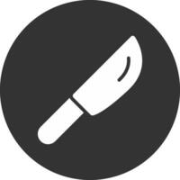 design de ícone criativo de faca vetor