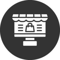 design de ícone criativo de compras online vetor