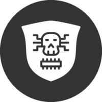 design de ícone criativo de malware vetor
