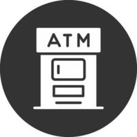 design de ícone criativo atm vetor