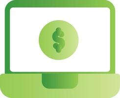 design de ícone criativo de pagamento online vetor