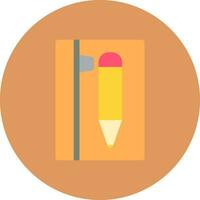 design de ícone criativo de caixa de lápis vetor