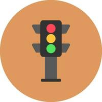design de ícone criativo de semáforo vetor