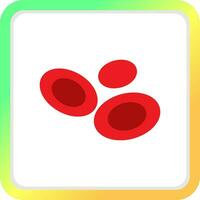 design de ícone criativo de células sanguíneas vetor