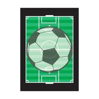 futebol campo ícone logotipo vetor Projeto modelo