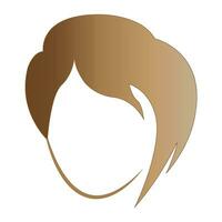 modelo de design de vetor de logotipo de ícone de cabelo