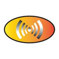 Wi-fi ucon logotipo vetor Projeto modelo