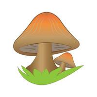 cogumelo ícone logotipo vetor Projeto modelo