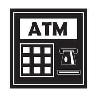 atm máquina ícone logotipo vetor Projeto modelo