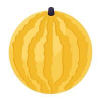 ícone de frutas de suco de verão, desenho vetorial de melancia vetor