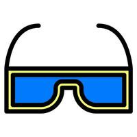 oculos de sol ícone vetor ou logotipo ilustração estilo