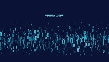 binário código digital dados números fundo vetor
