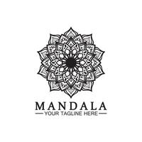 modelo de vetor de design de logotipo de mandala