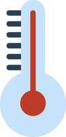 ícone plano de temperatura vetor