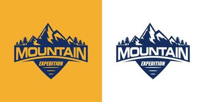 vetor do logotipo da montanha