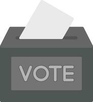 ícone plano de cabine de votação vetor