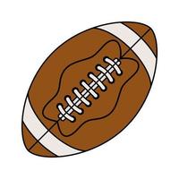ícone de balão do esporte de futebol americano vetor