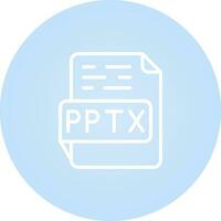 pptx vetor ícone