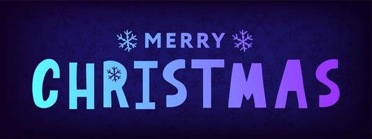 ilustração em vetor banner feliz natal feriado ano novo letra fonte