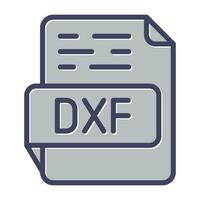 dxf vetor ícone