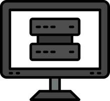 ícone de vetor de servidor