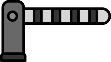 ícone de vetor de barreira