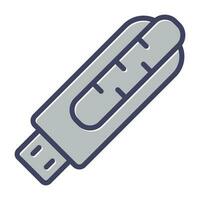 ícone de vetor de pen drive