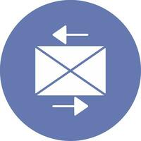 enviar ícone de vetor de e-mail