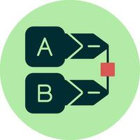 ícone de vetor de diagrama