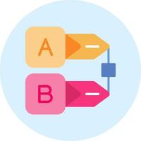 ícone de vetor de diagrama