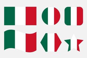 ilustração simples da bandeira do méxico para o dia da independência ou eleição vetor