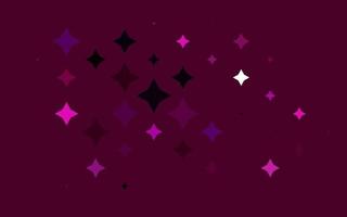 fundo vector roxo claro com estrelas coloridas.