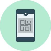 ícone de vetor de código qr