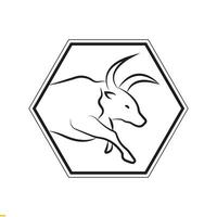 modelo de design de logotipo animal para negócios e empresa. vetor