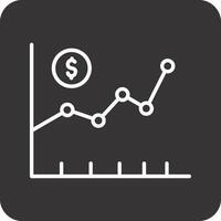 ícone de vetor do mercado de ações