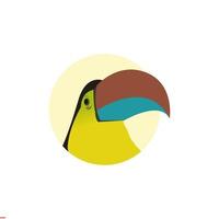 design de logotipo colorido de pássaro para negócios e empresa vetor