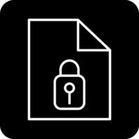 ícone de vetor de segurança de dados