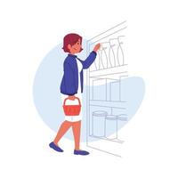 ilustração de compras de mulher vetor