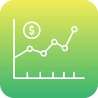 ícone de vetor do mercado de ações