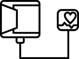 ícone de vetor de esfigmomanômetro
