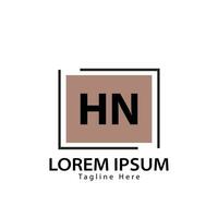 carta hn logotipo. hn logotipo Projeto vetor ilustração para criativo empresa, negócios, indústria. pró vetor