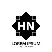 carta hn logotipo. hn logotipo Projeto vetor ilustração para criativo empresa, negócios, indústria. pró vetor