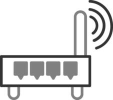 ícone de vetor de roteador wifi