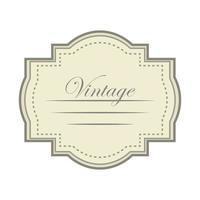 etiqueta vintage insignia vetor