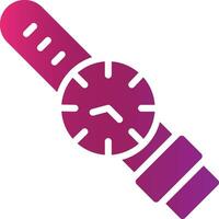 design de ícone criativo de relógio de pulso vetor
