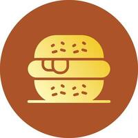 hamburguer criativo ícone Projeto vetor