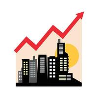 habitação preço Aumentar crescimento, real Estado preço Aumentar acima vetor