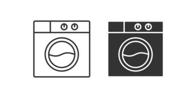 lavando máquina ícone. vetor ilustração Projeto.