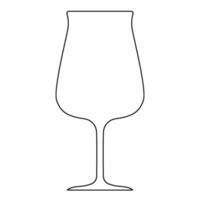 Cerveja vidro ícone vetor