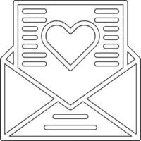 ícone de vetor de convite de casamento